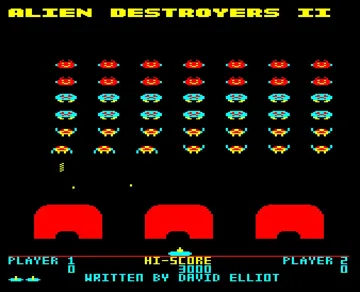 Alien Destroyers II (1984)(Program Power)[h TSTH] screen shot game playing